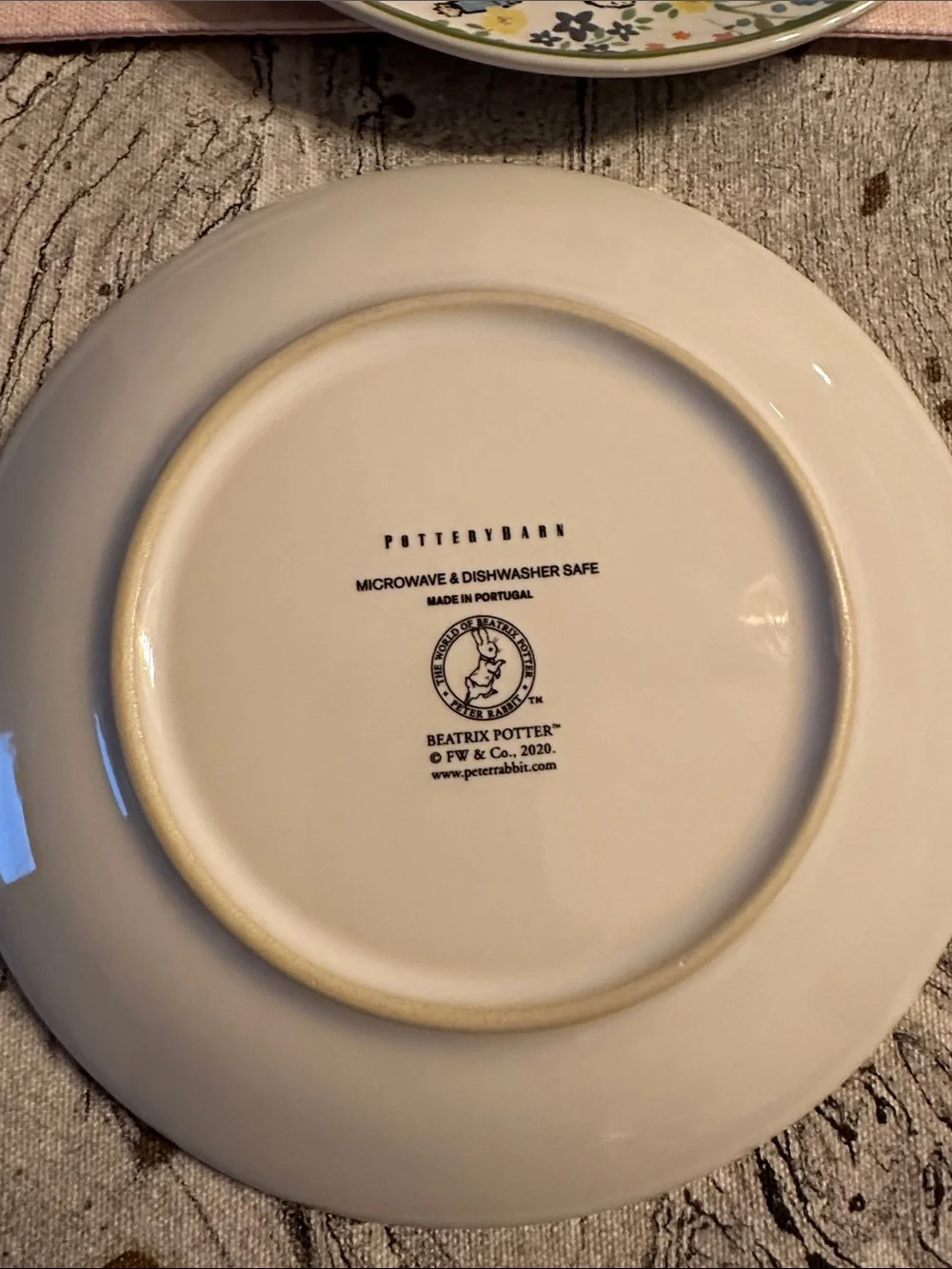 Pottery Barn Beatrix Potter appetizer plates, Set of 4 , New 🐰